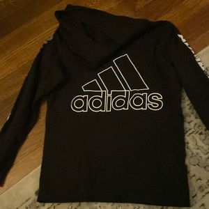 Adidas long sleeve hooded shirt